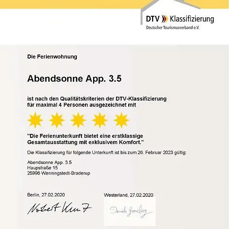 Apartment Luxuswohnung Abendsonne *